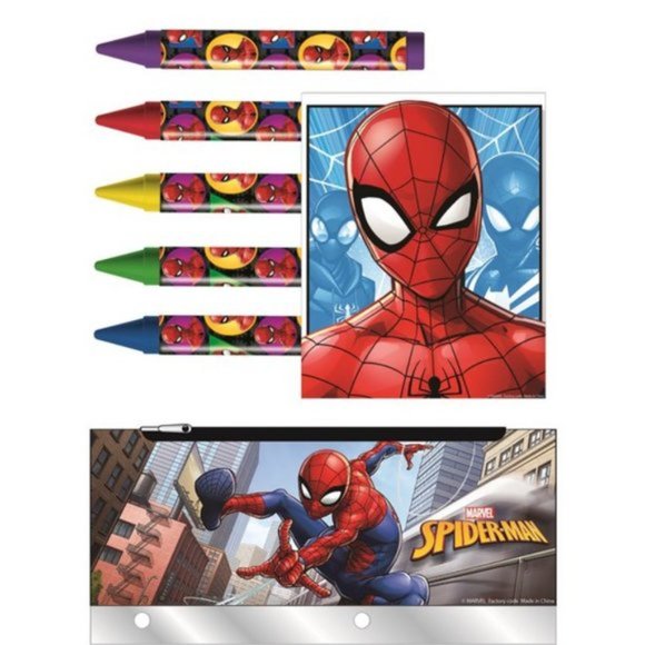 Marvel Spider-Man 30+ Piece Stationery Set - Picture 2 of 3
